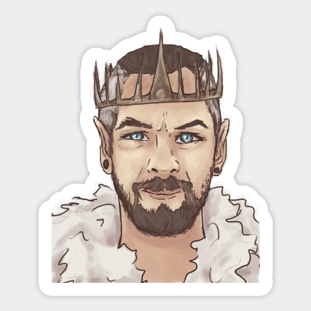 JackSepticEye Portrait - Return of the King Sticker by sheehanstudios